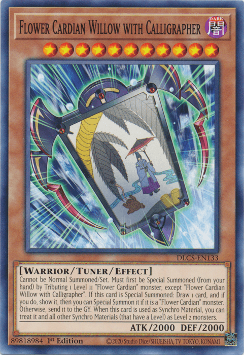 Flower Cardian Willow with Calligrapher [DLCS-EN133] Common - Josh's Cards