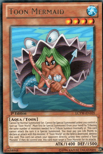 Toon Mermaid [LCYW-EN105] Rare - Josh's Cards