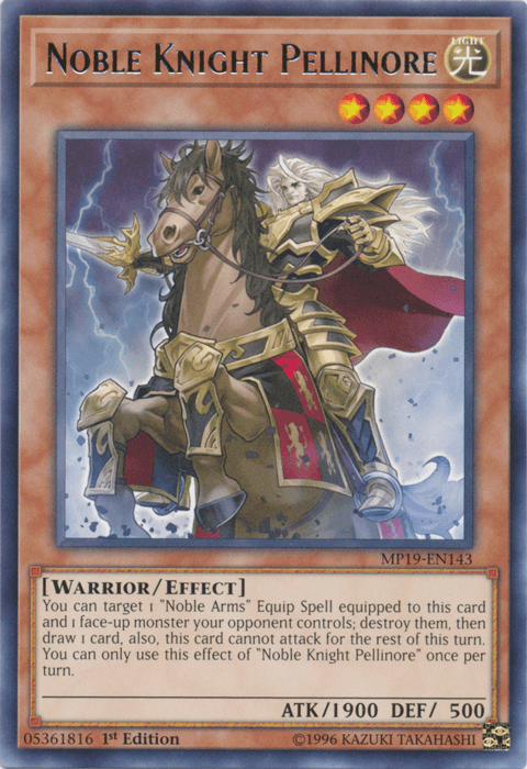 Noble Knight Pellinore [MP19-EN143] Rare - Josh's Cards