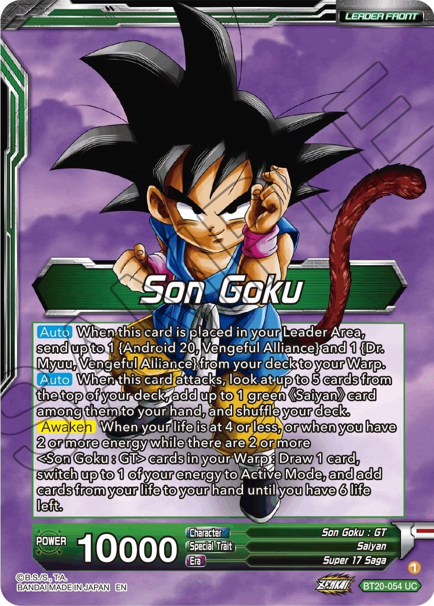 Son Goku // SS4 Son Goku, Betting It All (BT20-054) [Power Absorbed] Parallel Foil