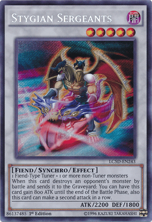 Stygian Sergeants [LC5D-EN243] Secret Rare - Josh's Cards