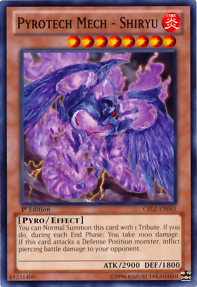 Pyrotech Mech - Shiryu [CBLZ-EN041] Common - Josh's Cards