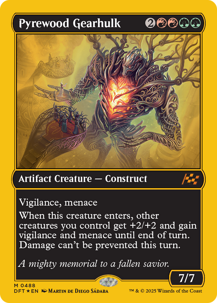 Pyrewood Gearhulk (DFT-488) - Aetherdrift Foil