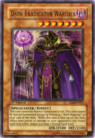 Dark Eradicator Warlock [SD6-EN001] Ultra Rare - Josh's Cards