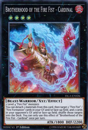 Brotherhood of the Fire Fist - Cardinal [FIGA-EN026] Super Rare - Josh's Cards