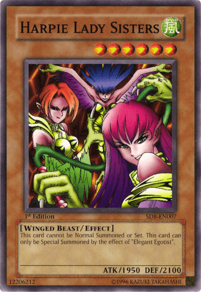 Harpie Lady Sisters [SD8-EN007] Common - Josh's Cards