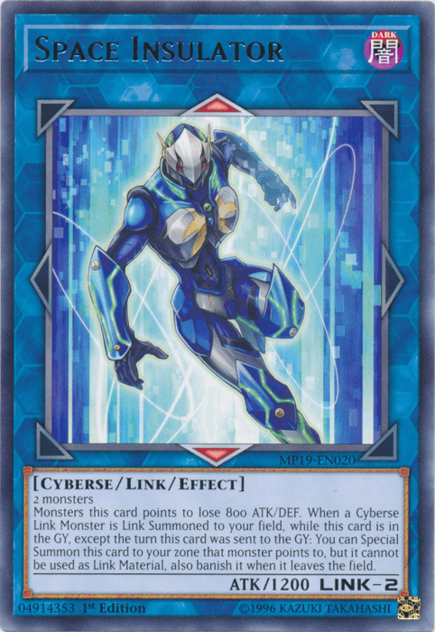 Space Insulator [MP19-EN020] Rare - Josh's Cards