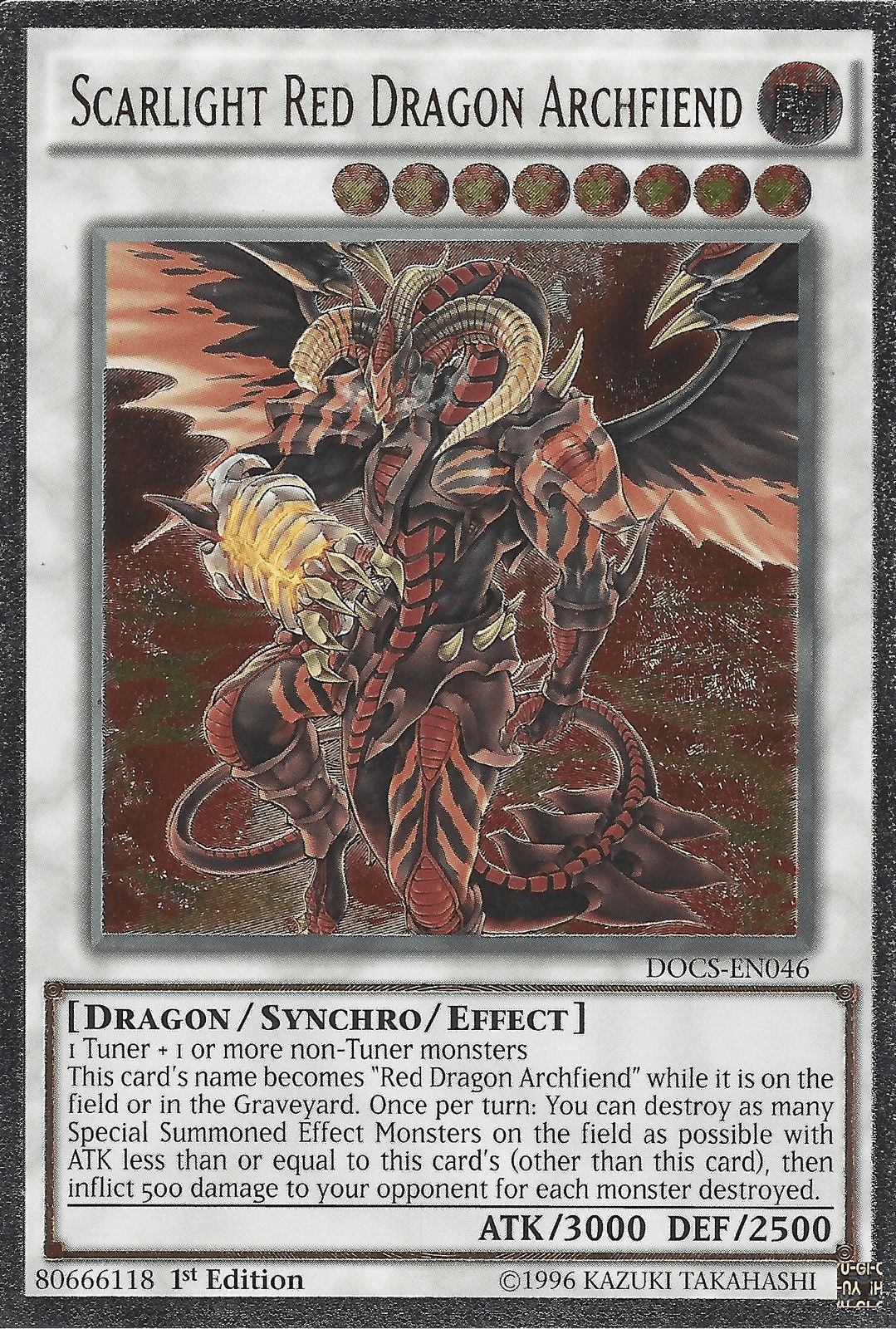 Scarlight Red Dragon Archfiend (UTR) [DOCS-EN046] Ultimate Rare - Josh's Cards