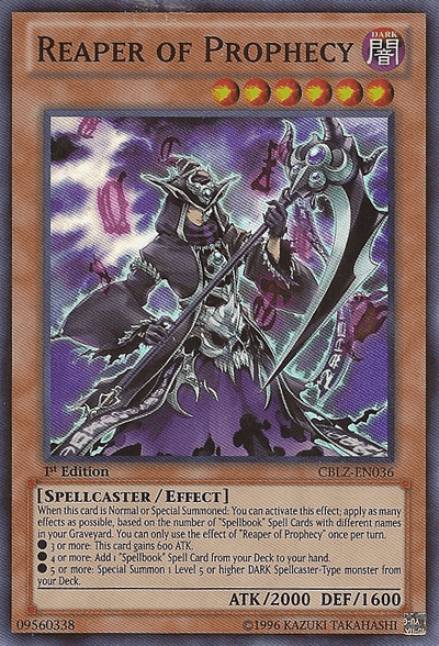 Reaper of Prophecy [CBLZ-EN036] Super Rare - Josh's Cards