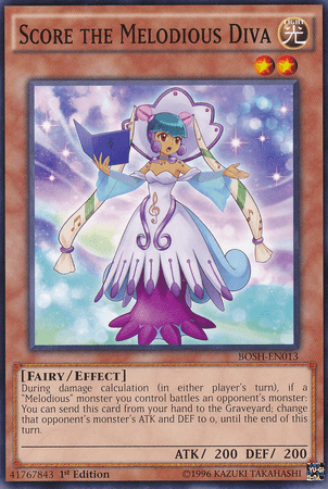 Score the Melodious Diva [BOSH-EN013] Common - Josh's Cards