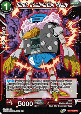Ribet, Combination Ready (BT17-025) [Ultimate Squad] Parallel Foil