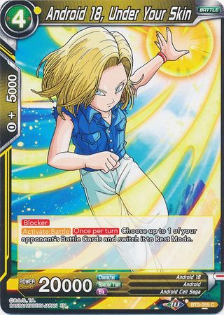 Android 18, Under Your Skin (BT9-055) [Universal Onslaught] Parallel Foil