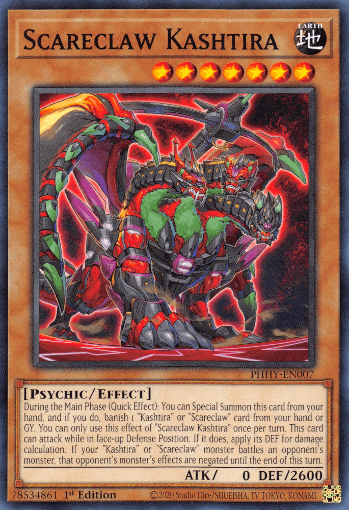 Scareclaw Kashtira [PHHY-EN007] Common - Josh's Cards