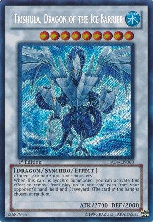 Trishula, Dragon of the Ice Barrier [HA04-EN060] Secret Rare - Josh's Cards