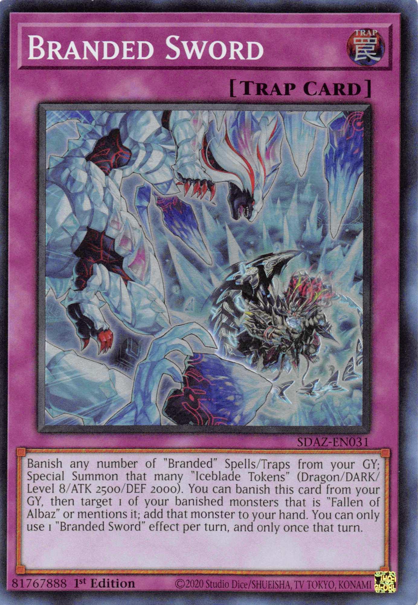 Branded Sword [SDAZ-EN031] Super Rare - Josh's Cards