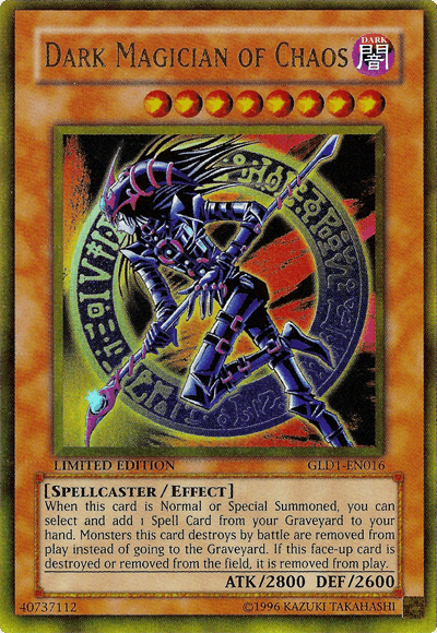 Dark Magician of Chaos [GLD1-EN016] Gold Rare - Josh's Cards
