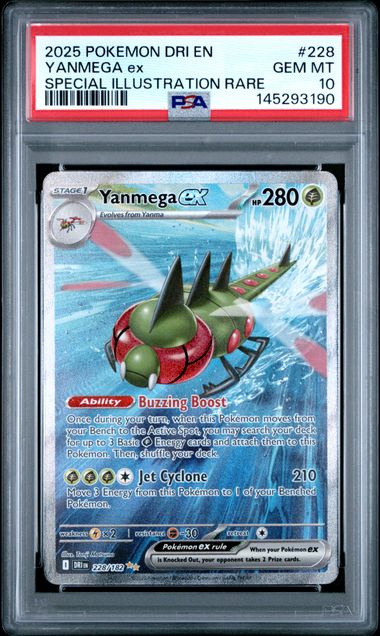 Yanmega ex Destined Rivals 228/182 PSA 10