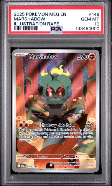Marshadow Mega Evolution 146/132 PSA 10