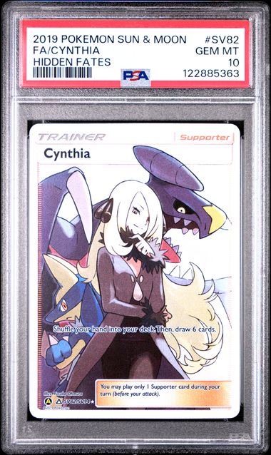 Cynthia Hidden Fates SV82/SV94 PSA 10