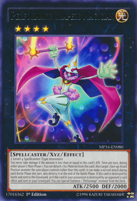 Performage Trapeze Magician [MP16-EN080] Rare - Josh's Cards