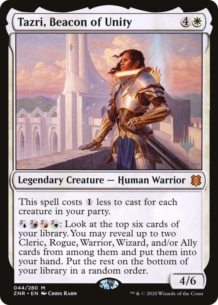 Tazri, Beacon of Unity (PPZNR-44P) - Zendikar Rising Promos Foil