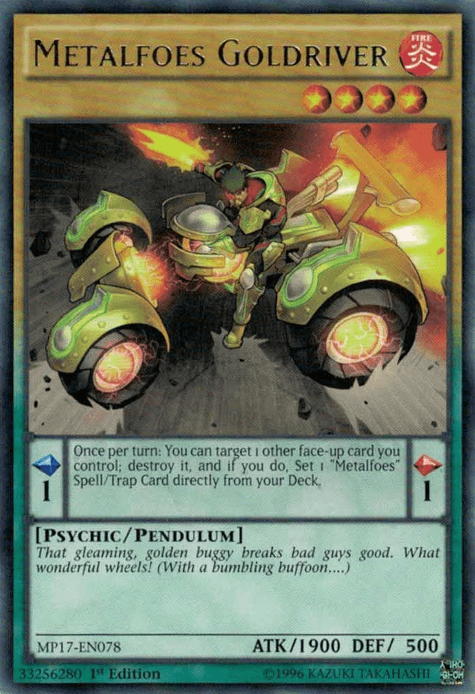 Metalfoes Goldriver [MP17-EN078] Rare - Josh's Cards