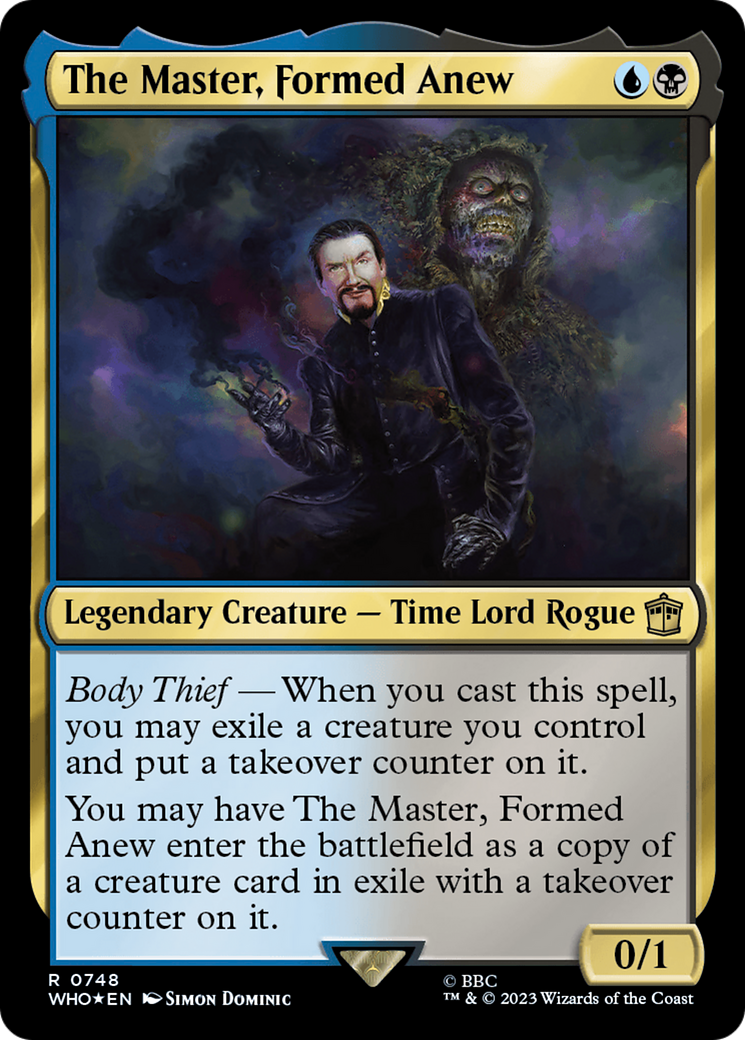The Master, Formed Anew (WHO-748) - Doctor Who Foil