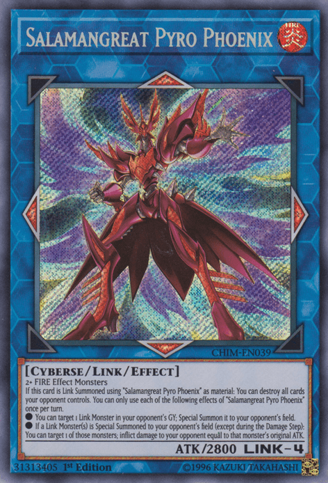 Salamangreat Pyro Phoenix [CHIM-EN039] Secret Rare - Josh's Cards