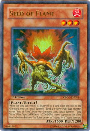 Seed of Flame [CSOC-EN081] Ultra Rare - Josh's Cards