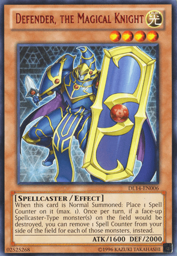 Defender, the Magical Knight (Red) [DL14-EN006] Rare - Josh's Cards