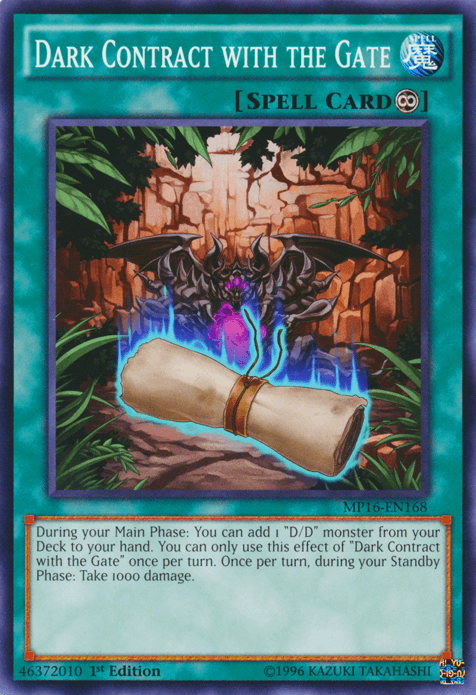 Dark Contract with the Gate [MP16-EN168] Common - Josh's Cards