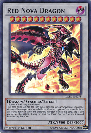 Red Nova Dragon [LC5D-EN073] Super Rare - Josh's Cards