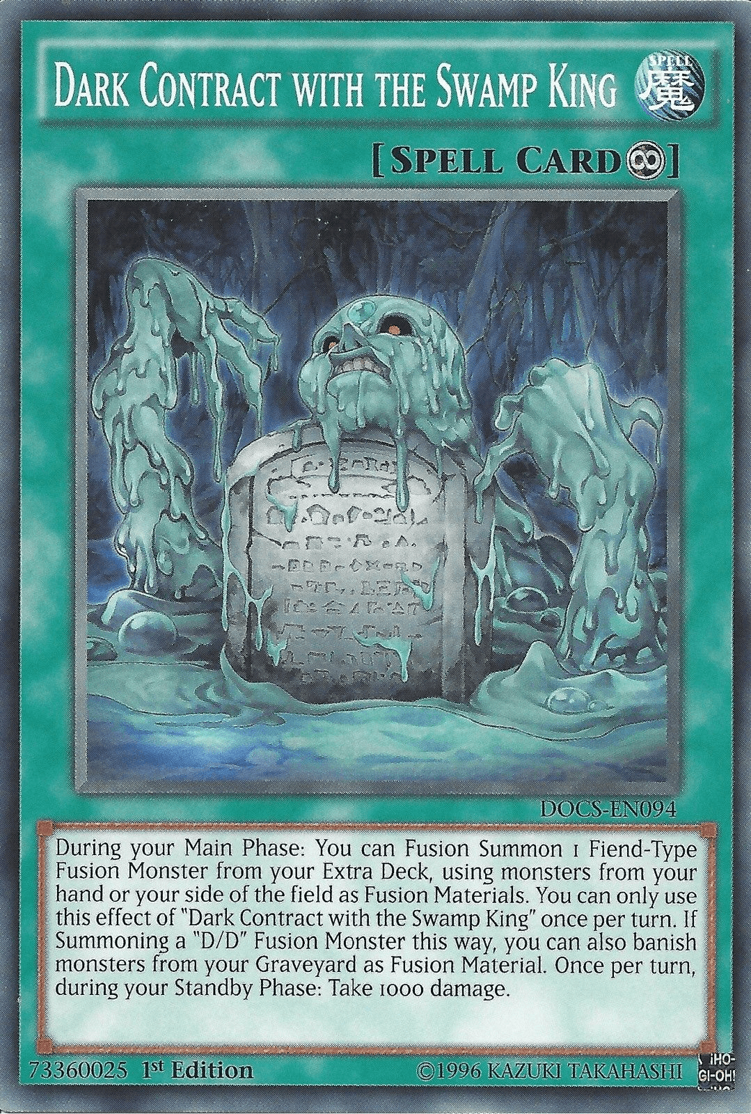 Dark Contract with the Swamp King [DOCS-EN094] Common - Josh's Cards