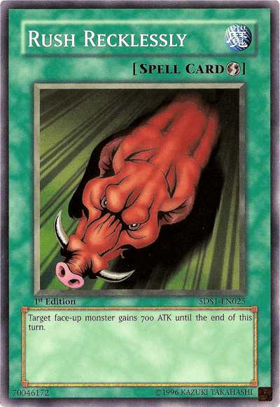 Rush Recklessly [5DS1-EN025] Common - Josh's Cards