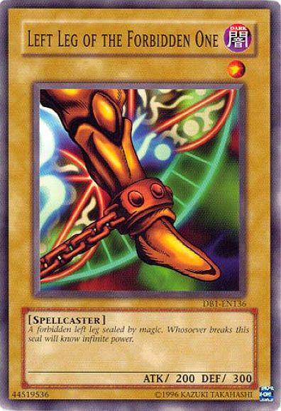 Left Leg of the Forbidden One [DB1-EN136] Common - Josh's Cards
