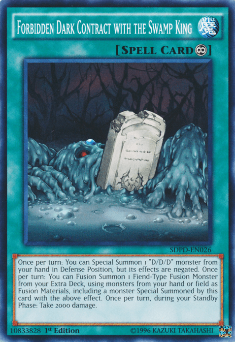 Forbidden Dark Contract with the Swamp King [SDPD-EN026] Common - Josh's Cards