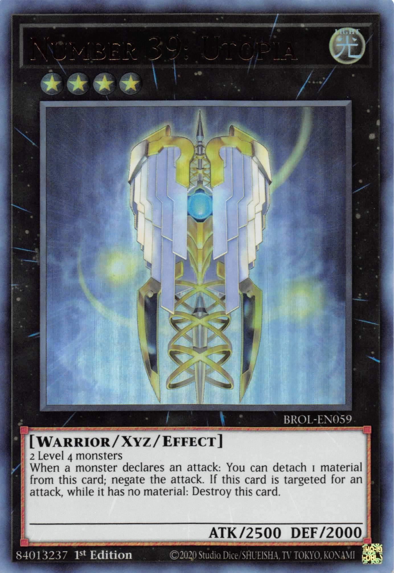 Number 39: Utopia [BROL-EN059] Ultra Rare - Josh's Cards