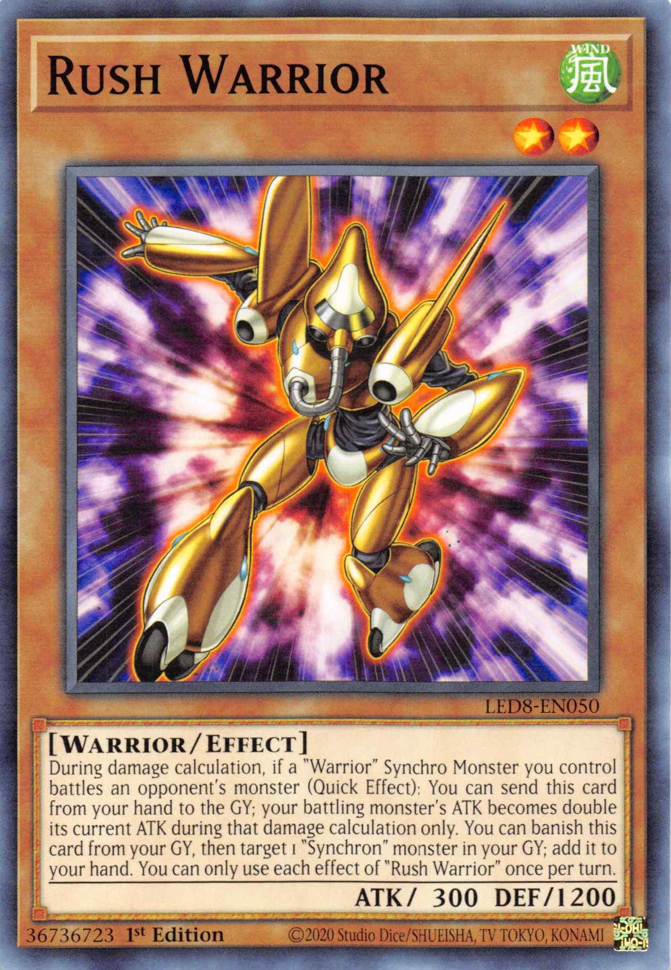 Rush Warrior [LED8-EN050] Common - Josh's Cards