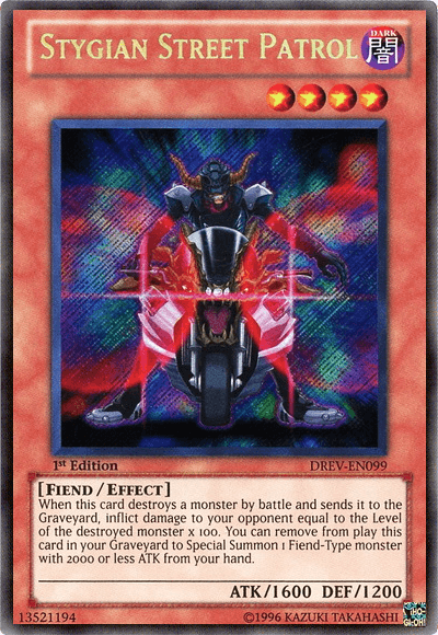 Stygian Street Patrol [DREV-EN099] Secret Rare - Josh's Cards