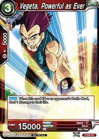 Vegeta, Powerful as Ever (P-030) [Promotion Cards] Parallel Foil