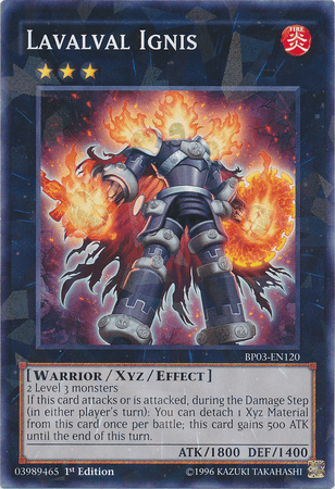 Lavalval Ignis [BP03-EN120] Shatterfoil Rare - Josh's Cards