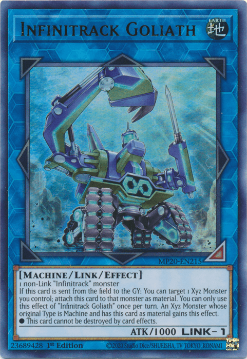 Infinitrack Goliath [MP20-EN215] Ultra Rare - Josh's Cards