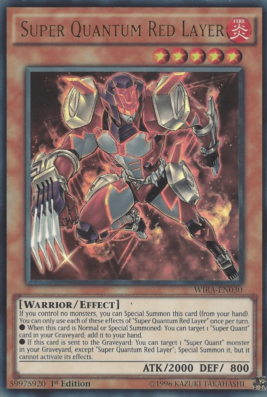 Super Quantum Red Layer [WIRA-EN030] Ultra Rare - Josh's Cards