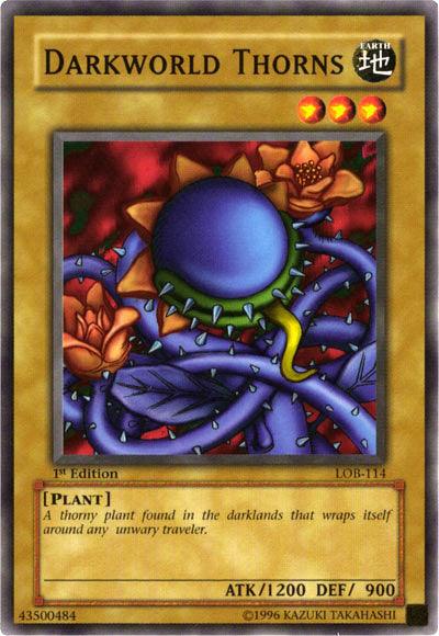 Darkworld Thorns [LOB-114] Common - Josh's Cards