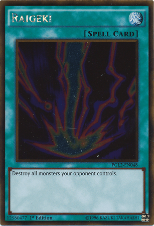 Raigeki [PGL2-EN048] Gold Rare - Josh's Cards