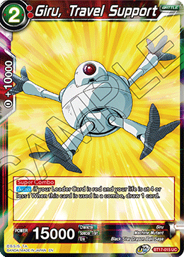 Giru, Travel Support (BT17-015) [Ultimate Squad] Parallel Foil