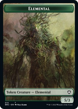 Elemental Token [The Brothers' War Commander Tokens] Foil