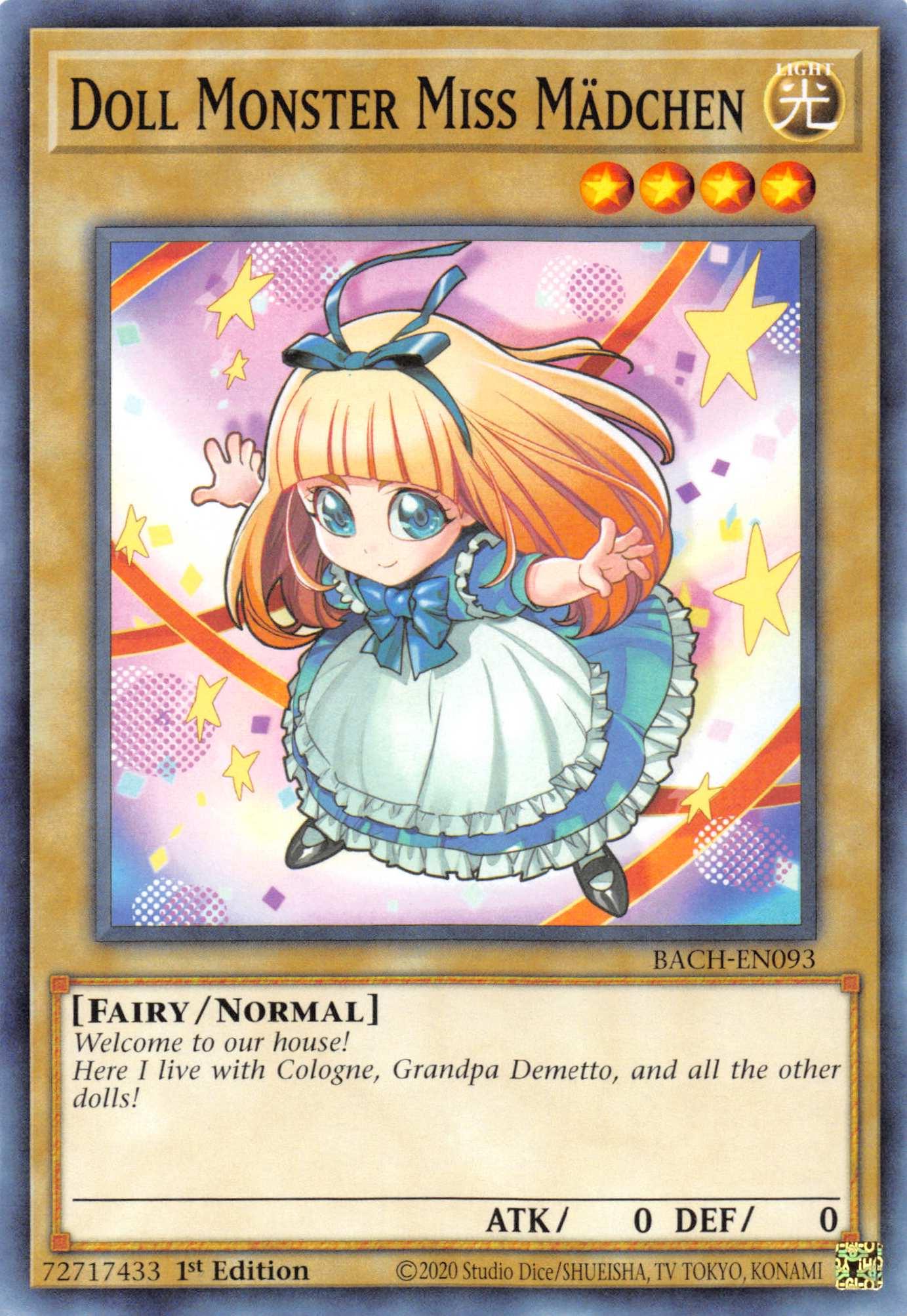 Doll Monster Miss Madchen [BACH-EN093] Common - Josh's Cards