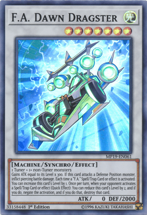 F.A. Dawn Dragster [MP19-EN061] Super Rare - Josh's Cards