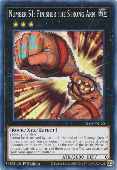 Number 51: Finisher the Strong Arm [DLCS-EN120] Common - Josh's Cards